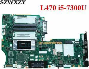 For L470 Laptop Motherboard NM-B021 with i5-7300U CPU FRU 01YR913 01HY107 DDR4