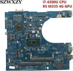 For Inspiron 15 5559 Laptop Motherboard AAL15 LA-D071P YVT1C 0YVT1C CN-0YVT1C i7-6500U CPU R5 M335 4G GPU