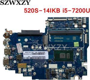 For Yoga 520S-14IKB Laptop Motherboard LA-E541P 5B20N78605 SR342 i5-7200U