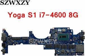 For Yoga S1 Laptop Motherboard i7-4600U CPU 8GB LA-A341P 00HT151 00HT153 04X5478 04X5479
