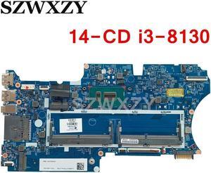 For X360 14-CD 14M-CD Laptop Motherboard L18175-601 L18175-001 With SR3W0 i3-8130U CPU 448.0E809.001B DDR4