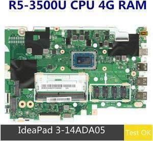 For 3-14ADA05 Laptop Motherboard NM-C821 5B20S44370 5B20S44369 R5-3500U CPU 4G RAM