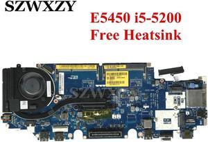 For E5450 Series Laptop Motherboard CN-0X4VXX 0X4VXX X4VXX ZAM70 LA-A901P With i5-5200U Processor