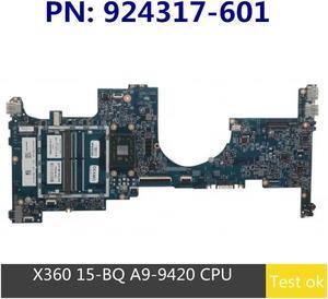 For Envy X360 15-BQ Laptop Motherboard A9-9420 CPU 924317-601 924317-001 16867-1 DDR4