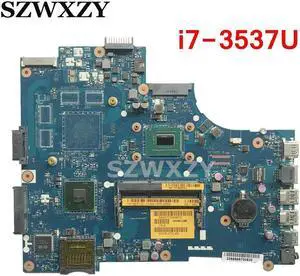 For Inspiron 3521 5521 Laptop Motherboard CN-0RD7JC 0RD7JC RD7JC VAW00 LA-9104P With SR0XG i7-3537U CPU HM76