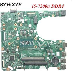 2HKXD For 3568 3468  Laptop Motherboard 15341-1 91N85 CN-02HKXD 02HKXD With SR2ZU i5-7200U DDR4 RAM