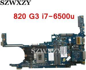 Full For 820 G3 Laptop Motherboard 831764-001 831764-501 831764-601 With i7-6500u CPU 6050A2725001-MB-A01
