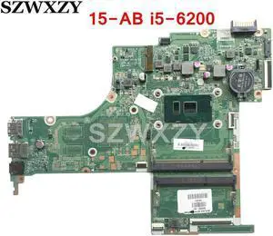 830597-001 For Pavilion 15-AB Laptop Motherboard 830597-601 830597-501 DAX1BDMB6F0 i5-6200U CPU