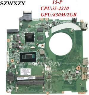 766476-501 766476-001 For 15-P Laptop Motherboard With i5-4210U 1.7GHz CPU 830M/2GB GPU DAY11AMB6E0