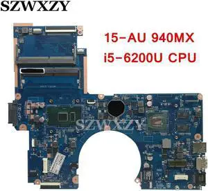 For Pavilion 15-AU Laptop Motherboard DDR4 i5-6200U CPU 940MX GPU 856231-601 DAG34AMB6D0