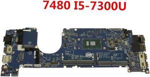 CY3FD For 7480 Laptop Motherboard LA-E131P i5-7300U CPU CN-0CY3FD 0CY3FD CY3FD