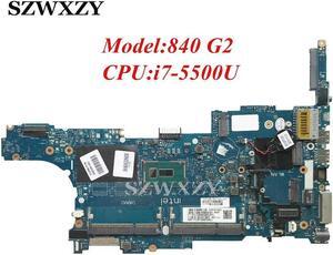 799512-601 799512-501 799512-001 For 840 G2 Laptop Motherboard With SR23W i7-5500U 6050A2637901-MB-A02