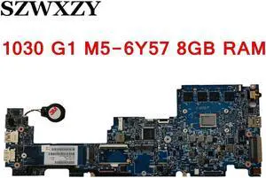 For EliteBook 1030 G1 Laptop Motherboard SR2EG M5-6Y57 CPU 8GB RAM 842327-001 842327-501 842327-601