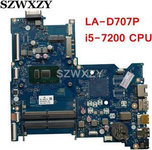 LA-D707P For Notebook 15-AY Laptop Motherboard with i5-7200U 903793-001 903793-501 903793-601 DDR4