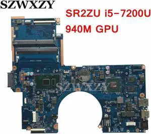 For 15-AU Laptop Motherboard DAG34AMB6D0 907406-601 901578-601 901578-001 With SR2ZU i5-7200U 940M GPU