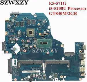 For E5-571G V3-572G Laptop Motherboard A5WAH LA-B991P NBMLC11007 NB.MLC11.007 With i5-5200U CPU GT840M/2GB MB
