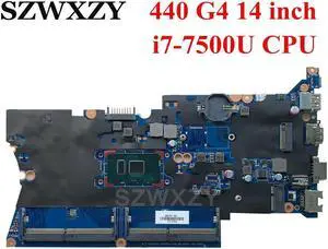For Probook 440 G4 14 inch Laptop Motherboard DA0X81MB6E0 905797-601 905797-501 905797-001  i7-7500U CPU DDR4