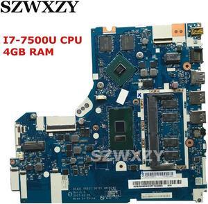 5B20N86293 For 320-15ISK Laptop Motherboard NM-B242 I7-7500U CPU 4GB RAM DDR4 Full Tested