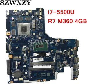 5B20J23672 AIWZ0/Z1 LA-C282P For Z51-70 Laptop Motherboard With SR23W i7-5500U CPU R7 M360 4GB GPU DDR3L