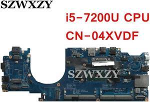For Latitude 5480 Laptop Motherboard SR342 i5-7200U CPU PWB:TXD2X CDM70 LA-E081P CN-04XVDF 04XVDF 4XVDF DDR4