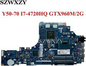 For Y50-70 Laptop Motherboard With I7-4720HQ CPU GTX 960M 2GB GPU 5B20H29166 LA-B111P