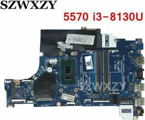 For Inspiron 5570 Laptop Motherboard CN-0H0WK9 0H0WK9 H0WK9 CAL60 LA-F114P with i3-8130U CPU