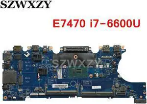 For E7470 Laptop Motherboard CN-0VNKRJ 0VNKRJ VNKRJ AAZ60 LA-C461P With i7-6600U CPU