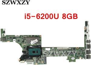 For X360 13-4000 13T-4100 Laptop Motherboard 828826-601 828826-001 DAY0DDMBAE0 i5-6200U 8GB