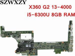 For Spectre X360 G2 13-4000 Laptop Motherboard SR2F0 I5-6300U 8GB RAM 847448-601  847448-001 DAY0DDMBAE0