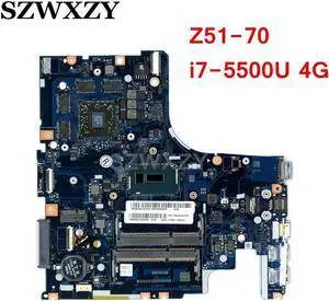 For Z51-70 Laptop Motherboard AIWZ0/Z1 LA-C282P SR23W I7-5500U 4G DDR3 5B20J23725