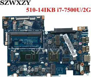 For Yoga 510-14IKB Flex 4 -1480 Laptop Motherboard I7-7500U CPU 5B20M32788 LA-E221P With 430 2G GPU DDR4