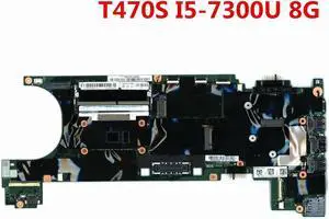 For T470S Laptop Motherboard FRU 01ER344 01ER065 01ER064 I5-7300U CPU 8GB RAM