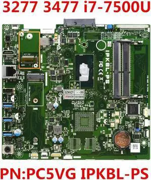 For Inspiron 3277 3477 All-in-one AIO Desktop Motherboard IPKBL-PS I7-7500U CN-0PC5VG PC5VG