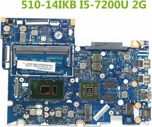 For 510-14IKB Laptop Motherboard 5B20M32823 LA-E221P With i5-7200U CPU 2G GPU