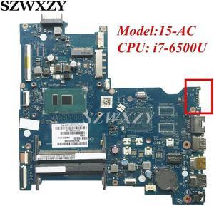 828185-001 828307-001 For 15-AC Laptop Motherboard ASL50 LA-C921P SR2EZ i7-6500U Processor