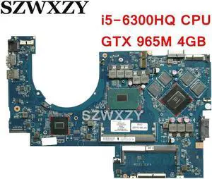 For 17-AB 17T-AB Laptop Motherboard 862260-601 862260-001 DAG37AMB8D0 With SR2FP i5-6300HQ CPU GTX 965M 4GB
