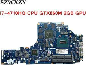 For Y50-70 Laptop Motherboard I7-4710HQ CPU GTX860M 2G GPU ZIVY2 LA-B111P