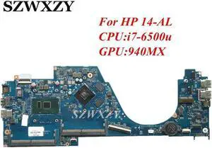855836-001 855836-501 855836-601 For 14-AL Laptop Motherboard With i7-6500U CPU 940MX GPU DAG31AMB6D0