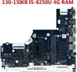 For 130-15IKB Laptop Motherboard DLID4/D5 LA-G202P 5B20R34397  With SR3LA I5-8250U 4GB RAM