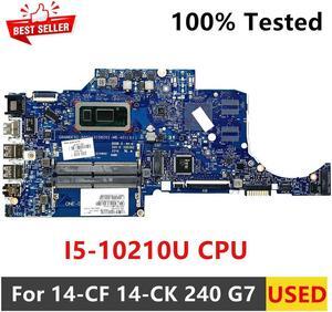For 14-CF 14-CK 240 G7 Laptop Motherboard L67377-601 L67377-001 SRGKY UMA I5-10210U CPU 100% Tested