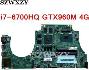 For Inspiron 7559 Laptop Motherboard CN-0MPYPP 0MPYPP MPYPP DAAM9AMB8D0 i7-6700HQ CPU GTX960M 4G