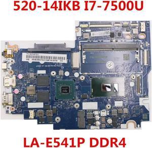 LA-E541P 5B20N67622 For Yoga 520-14IKB Flex 5-1470 Laptop Motherboard i7-7500U with Graphic card