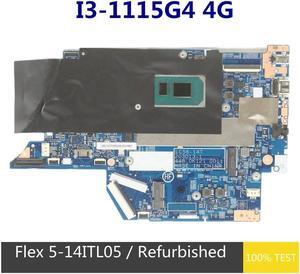 For Flex 5-14ITL05 Laptop Motherboard I3-1115G4 CPU 4G RAM 5B21B33119 448.0K121.0011