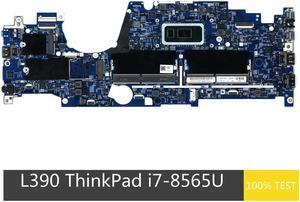 For L390 Yoga Laptop Motherboard 18724-1 448.0FC02.0011 02DL832 i7-8565U CPU