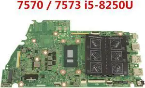 For Inspiron 15 7570 7573 Laptop Motherboard W/ SR3LB i5-8250U CPU DDR4 CN-0471TW 0471TW 471TW