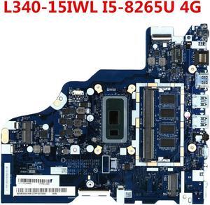 For L340-15IWL L340-17IWL Laptop Motherboard 5B20S41691 NM-C091 I5-8265U CPU 4G RAM