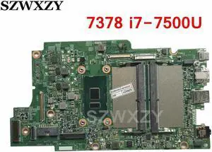 For Inspiron 7378 Laptop Motherboard CN-0FF2FN FF2FN DDR4 i7-7500U CPU