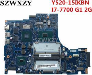 For Legion Y520 Y52015IKBN Laptop Motherboard 5B20N00249 DY512 NMB191 With i77700HQ CPU GTX 1050Ti 2GB