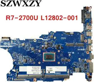 For 645 G4 Laptop Motherboard L12802-001 6050A2930301-MB-A01 HSN-I15C R7-2700U CPU