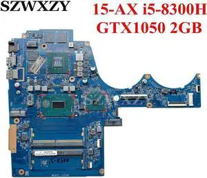 For OMEN 15-AX Laptop Motherboard L30704-601 DAG35NMB8C0 With SR3Z0 i5-8300H CPU GTX1050 2GB GPU